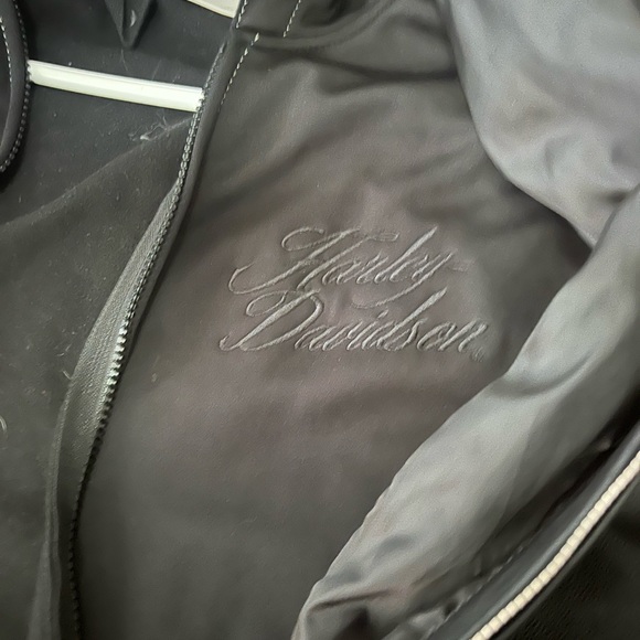 Harley Davidson Riding Jacket with Removable Harley zip up hoodie. - Picture 1 of 14